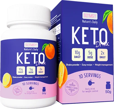 Confezione di Slymsy Keto Drink